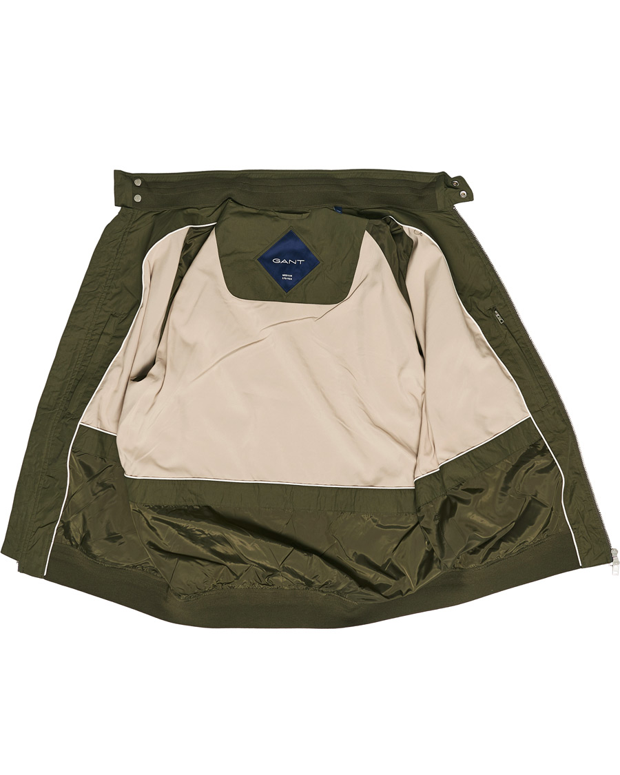 Mies | Takit | GANT | Nylon Harrington Jacket Dark Leaf
