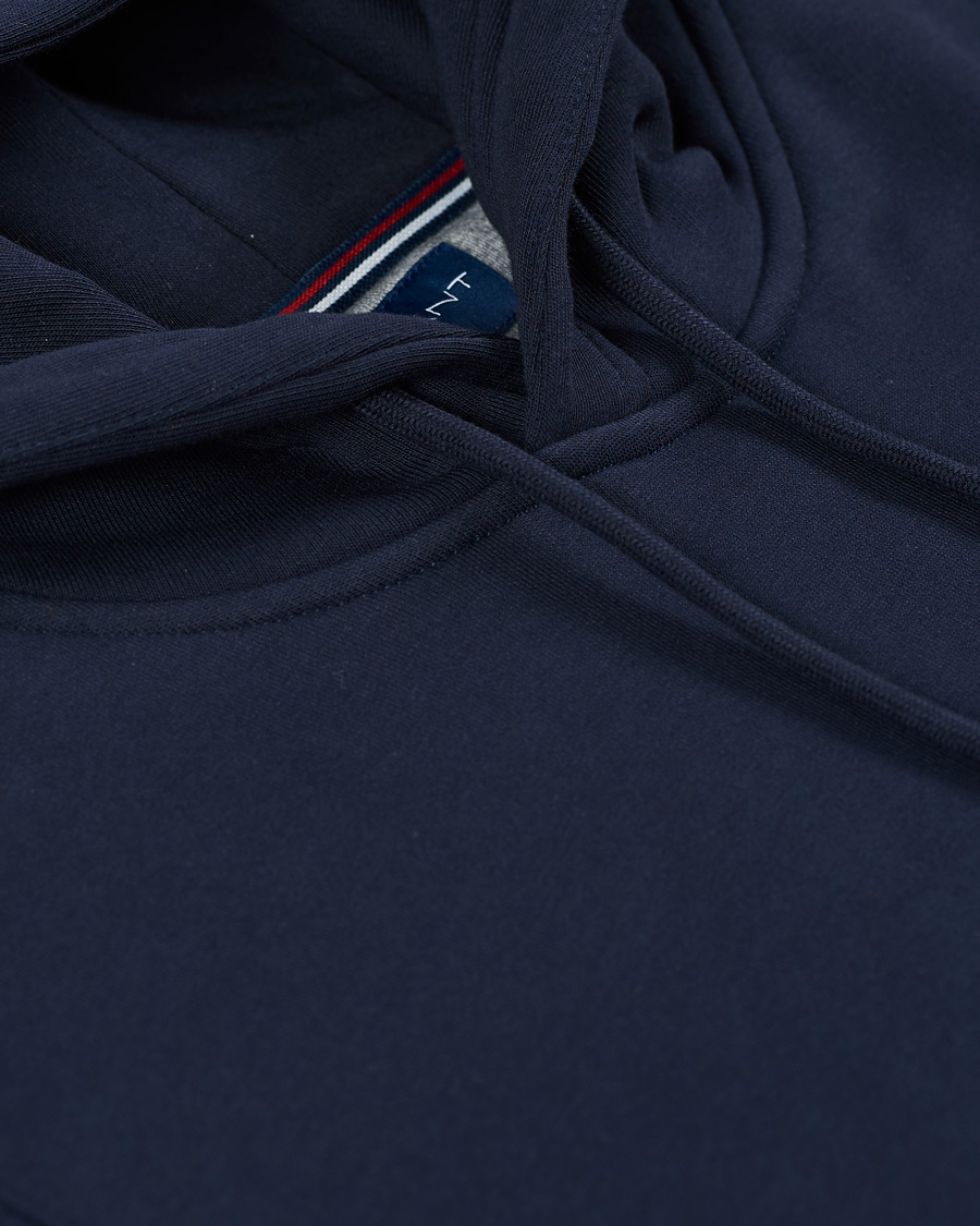 Mies | Puserot | Gant | Original Shield Logo Hoodie Evening Blue