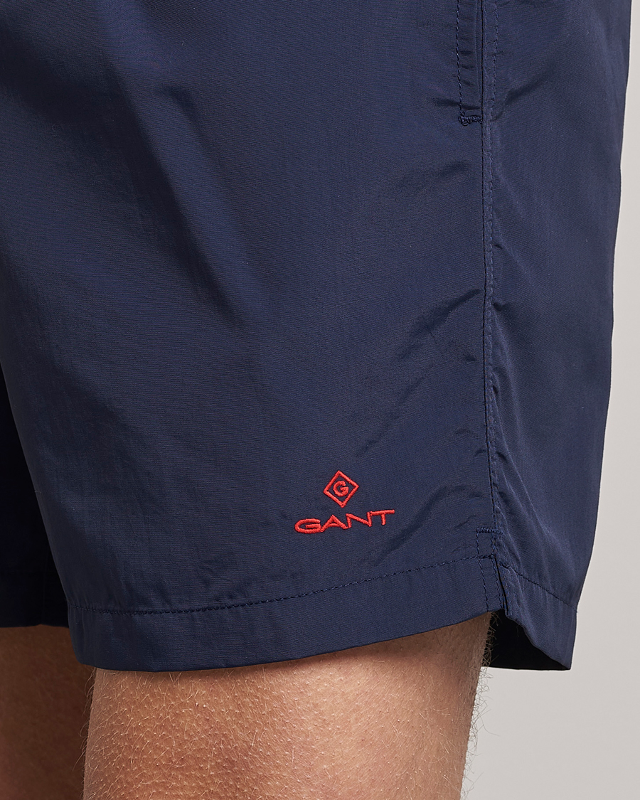 Mies | Uimahousut | GANT | Basic Swimshorts Marine