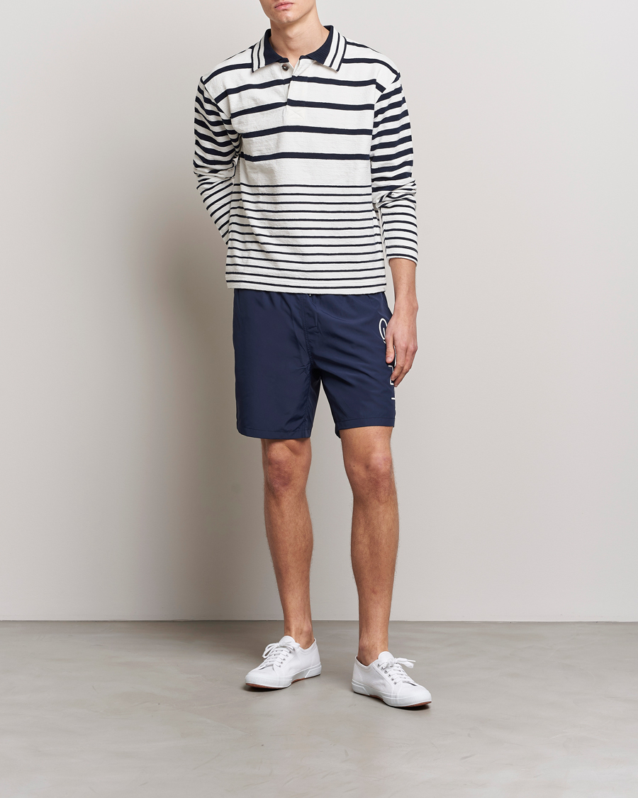 Mies | Uimahousut | GANT | Lightweight Logo Swimshorts Marine