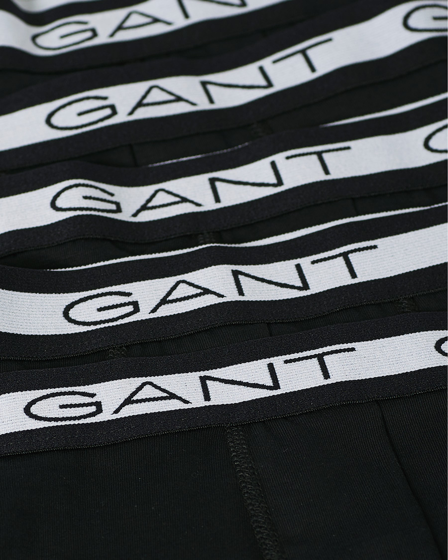 Mies | Alusvaatteet | Gant | 5-Pack Trunks Black