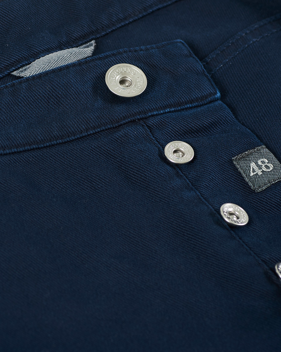 Mies | Housut | Brunello Cucinelli | Slim Fit 5-Pocket Twill Pants Navy