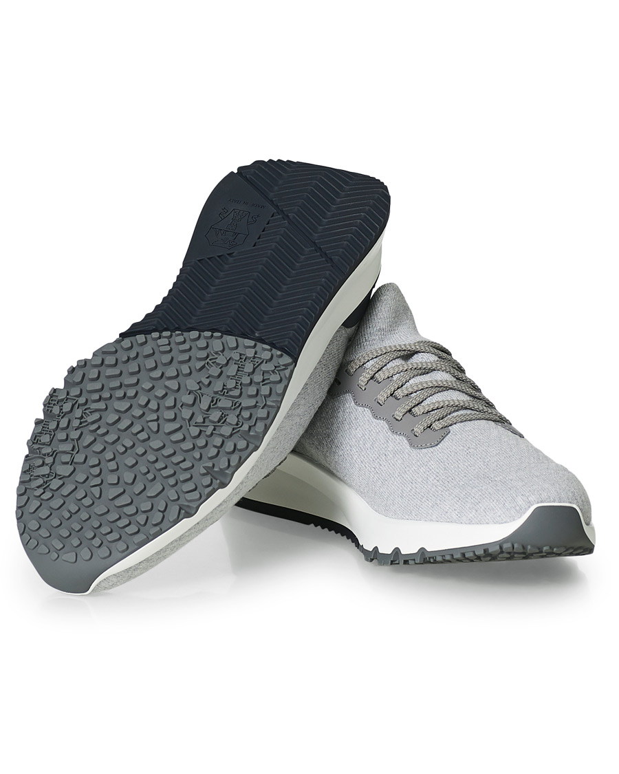 Mies | Brunello Cucinelli Mesh Running Sneaker Light Grey | Brunello Cucinelli | Mesh Running Sneaker Light Grey