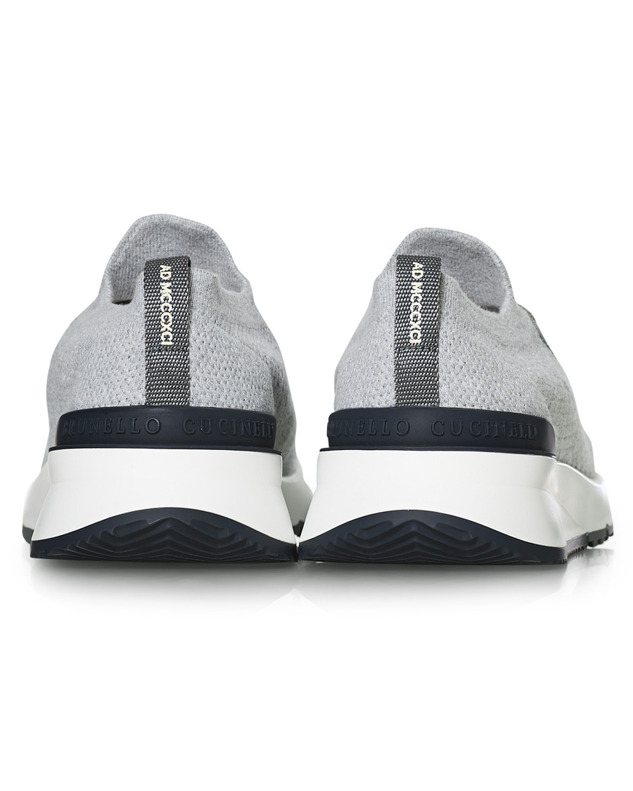 Mies | Brunello Cucinelli Mesh Running Sneaker Light Grey | Brunello Cucinelli | Mesh Running Sneaker Light Grey