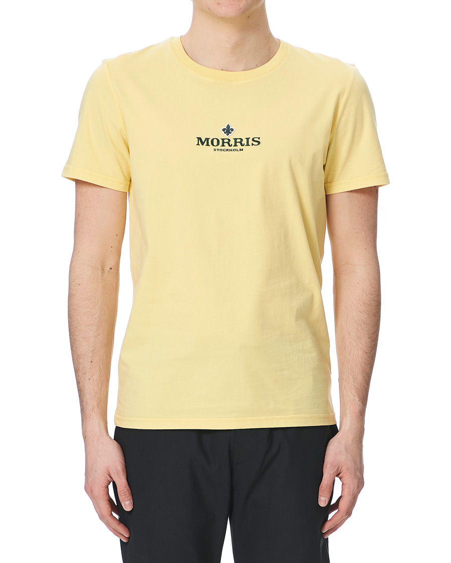 Mies | T-paidat | Morris | Helton Logo Crew Neck Tee Yellow