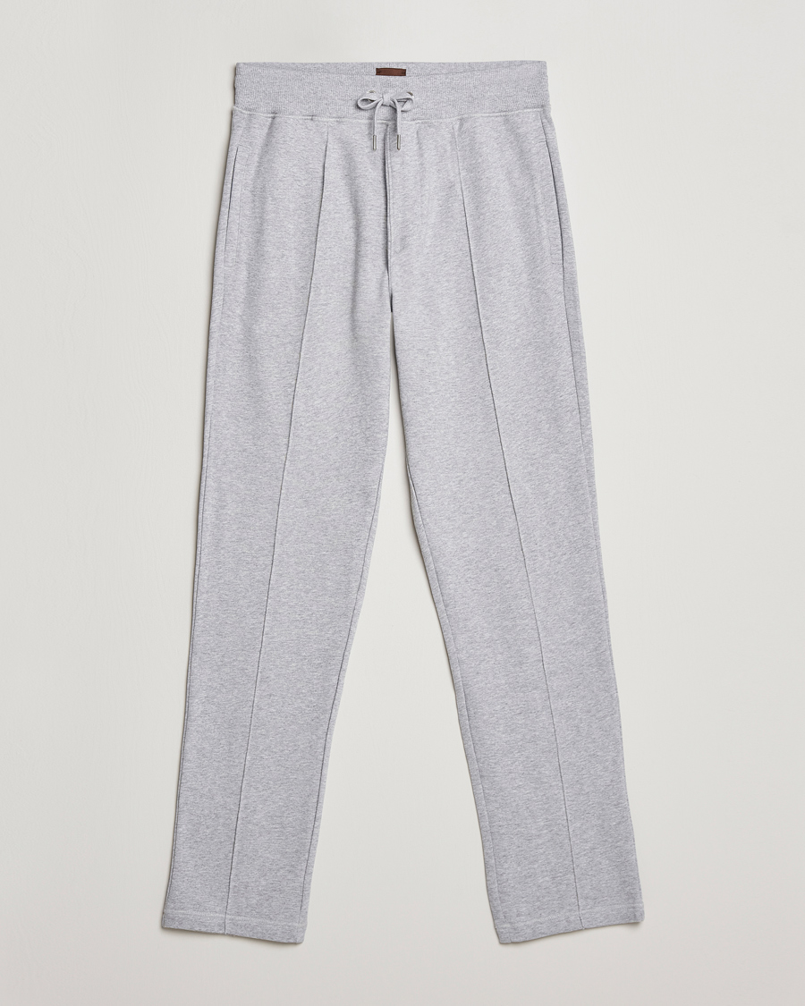 Miehet | Housut | Stenströms | Cotton Jersey Pants Grey