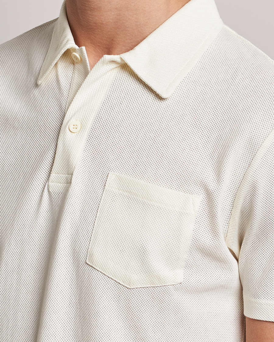 Mies | Pikeet | Sunspel | Riviera Polo Shirt Archive White