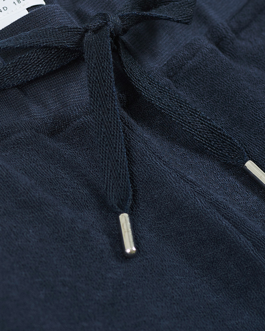 Mies | Shortsit | Sunspel | Organic Cotton Towelling Shorts Navy