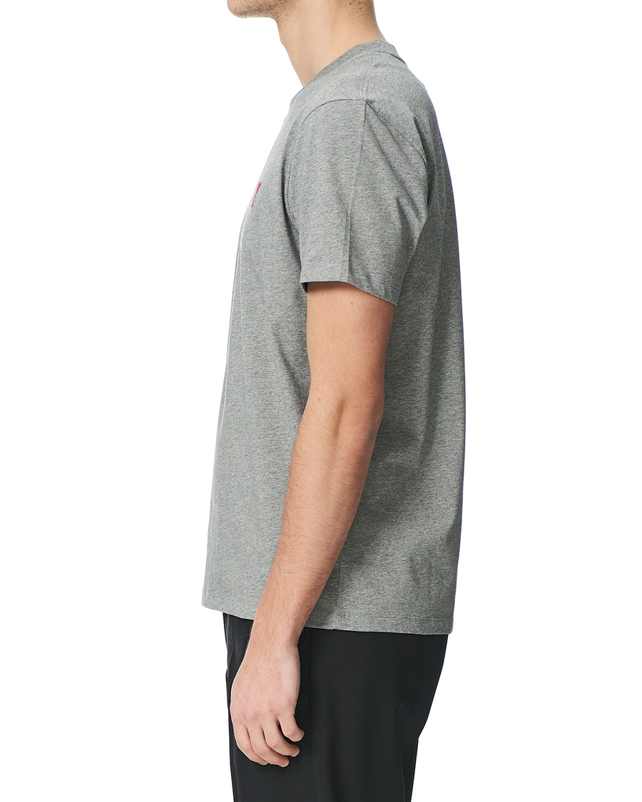 Mies | T-paidat | AMI | Heart Short Sleeve Tee Heather Grey