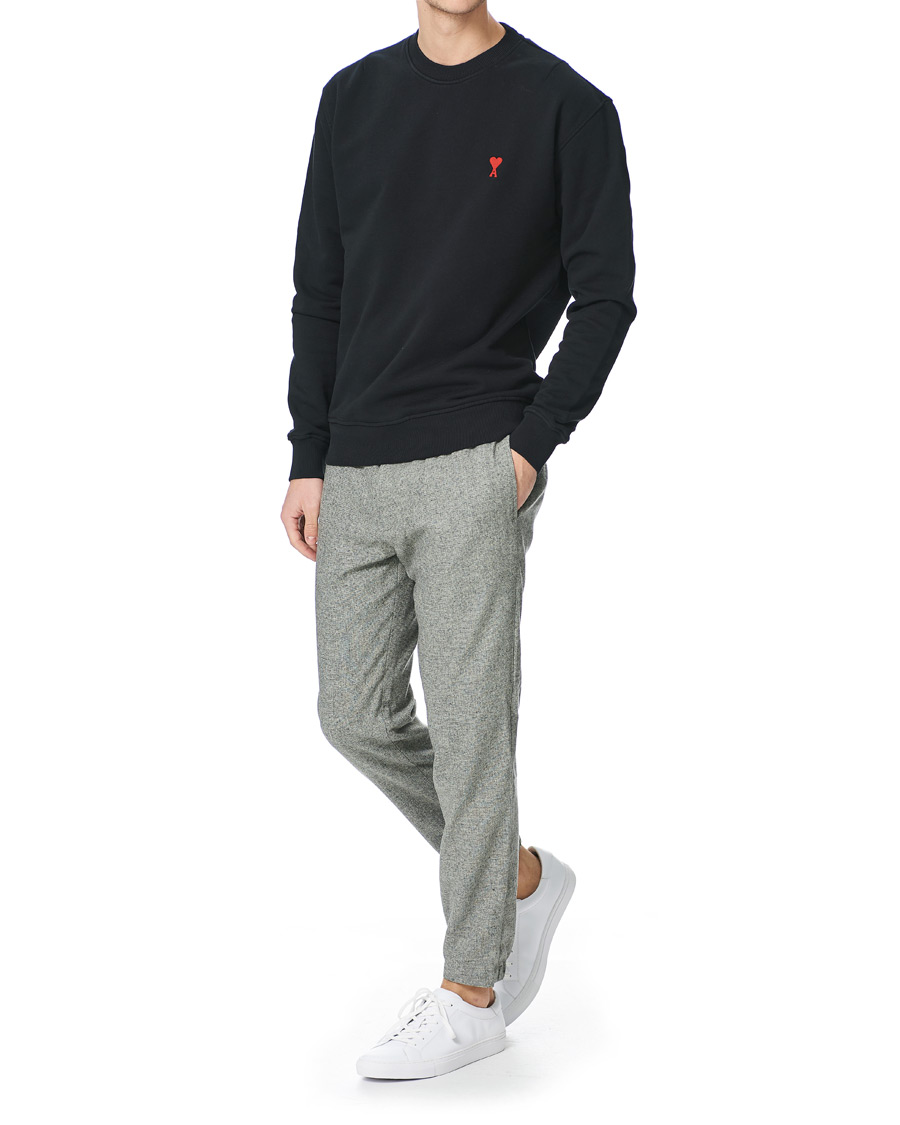 Mies | Puserot | AMI | Heart Logo Sweatshirt Black