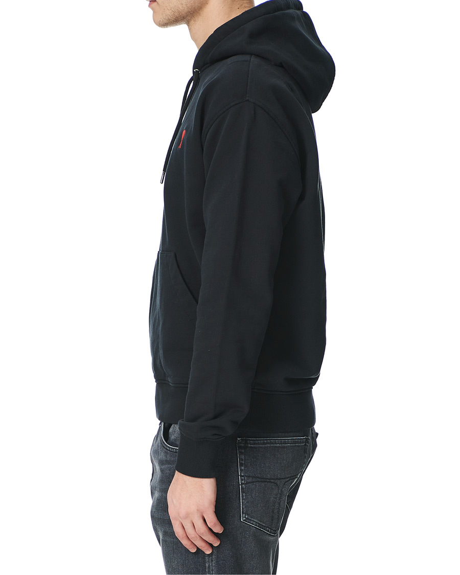 Mies | Puserot | AMI | Heart Logo Hoodie Black
