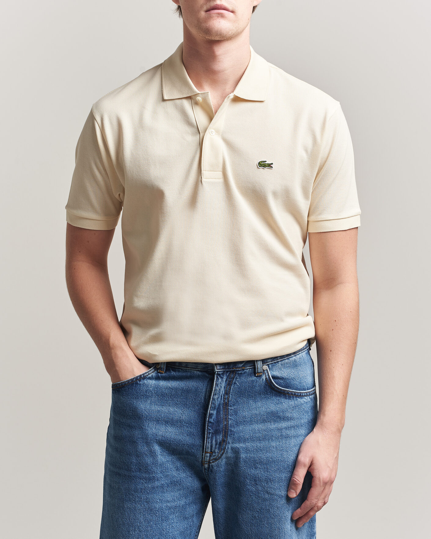 Mies | Pikeet | Lacoste | Original Polo Piké Light Natural