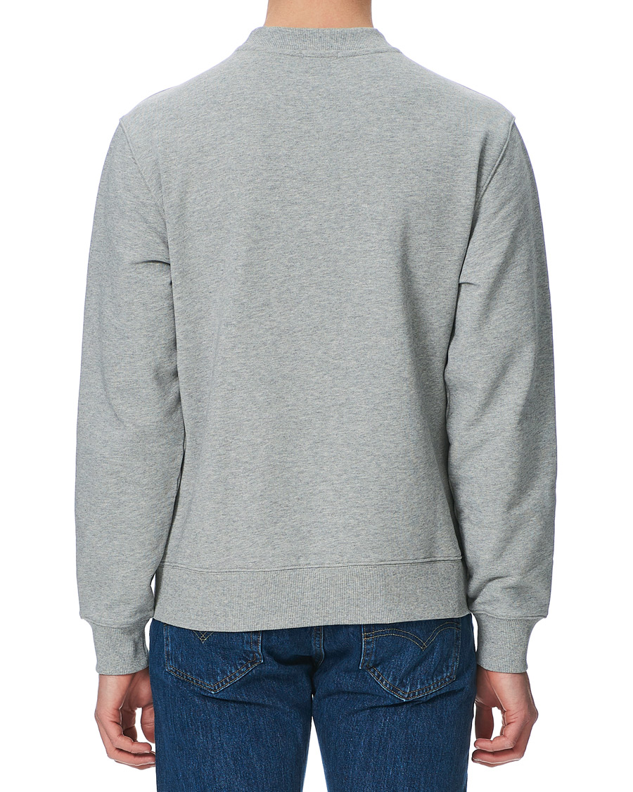 Mies | Puserot | Lacoste | Retro Crew Neck Sweatshirt Heather Wall Chine
