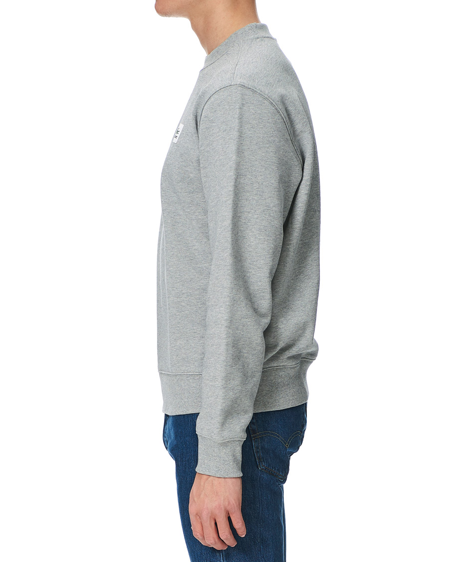 Mies | Puserot | Lacoste | Retro Crew Neck Sweatshirt Heather Wall Chine