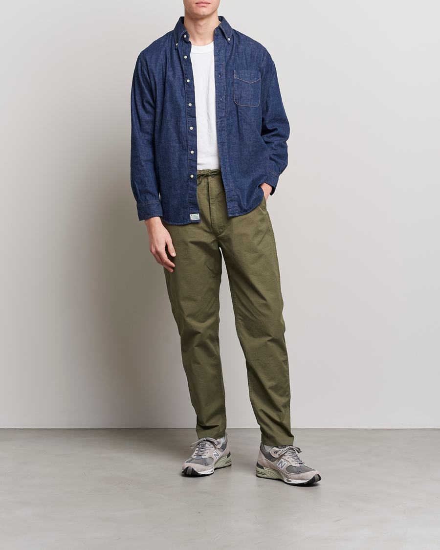 Mies | Housut | orSlow | New Yorker Pants Army Green