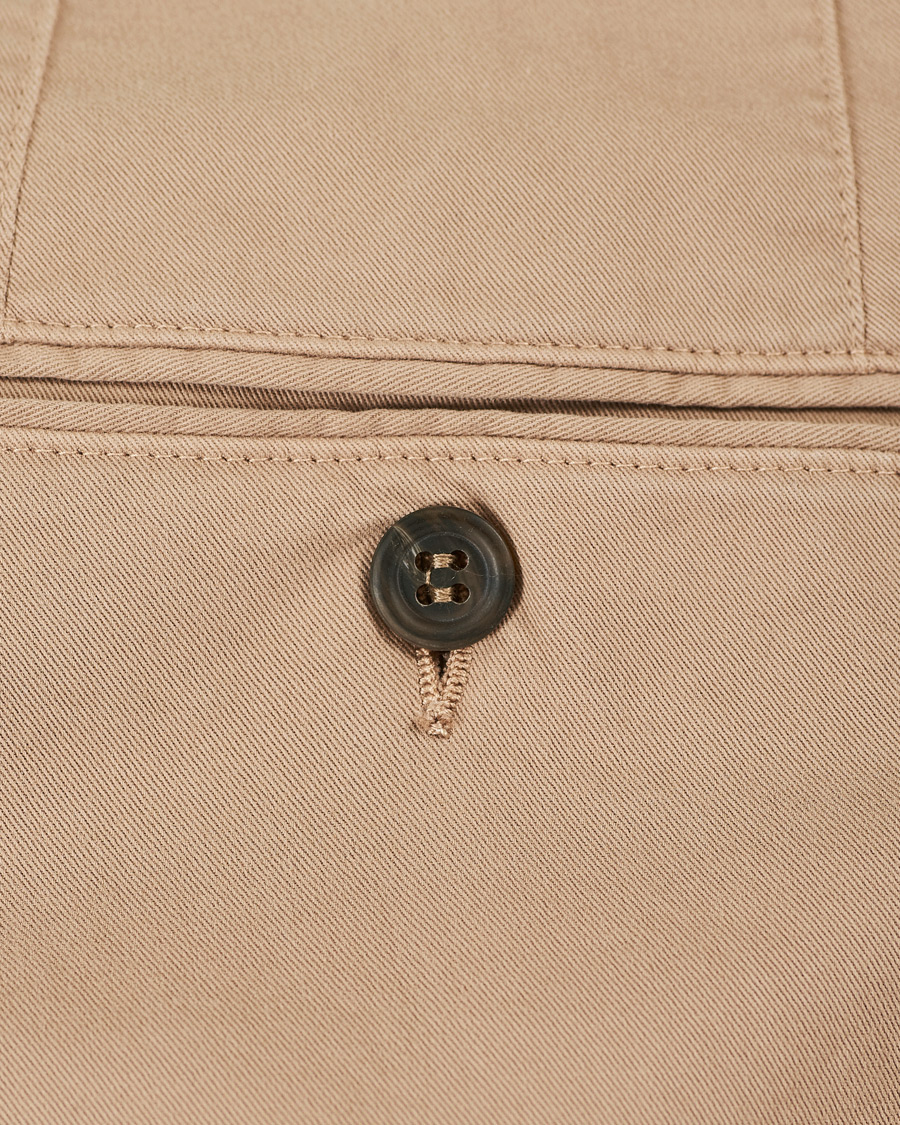 Mies | Housut | Canali | Cotton Stretch Chinos Beige