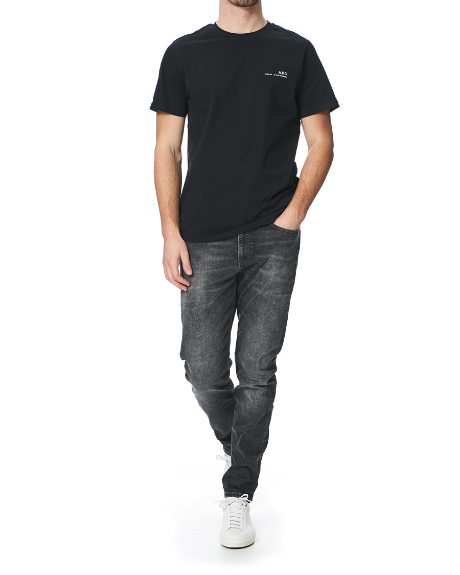 Mies | T-paidat | A.P.C. | Item Short Sleeve T-Shirt Black