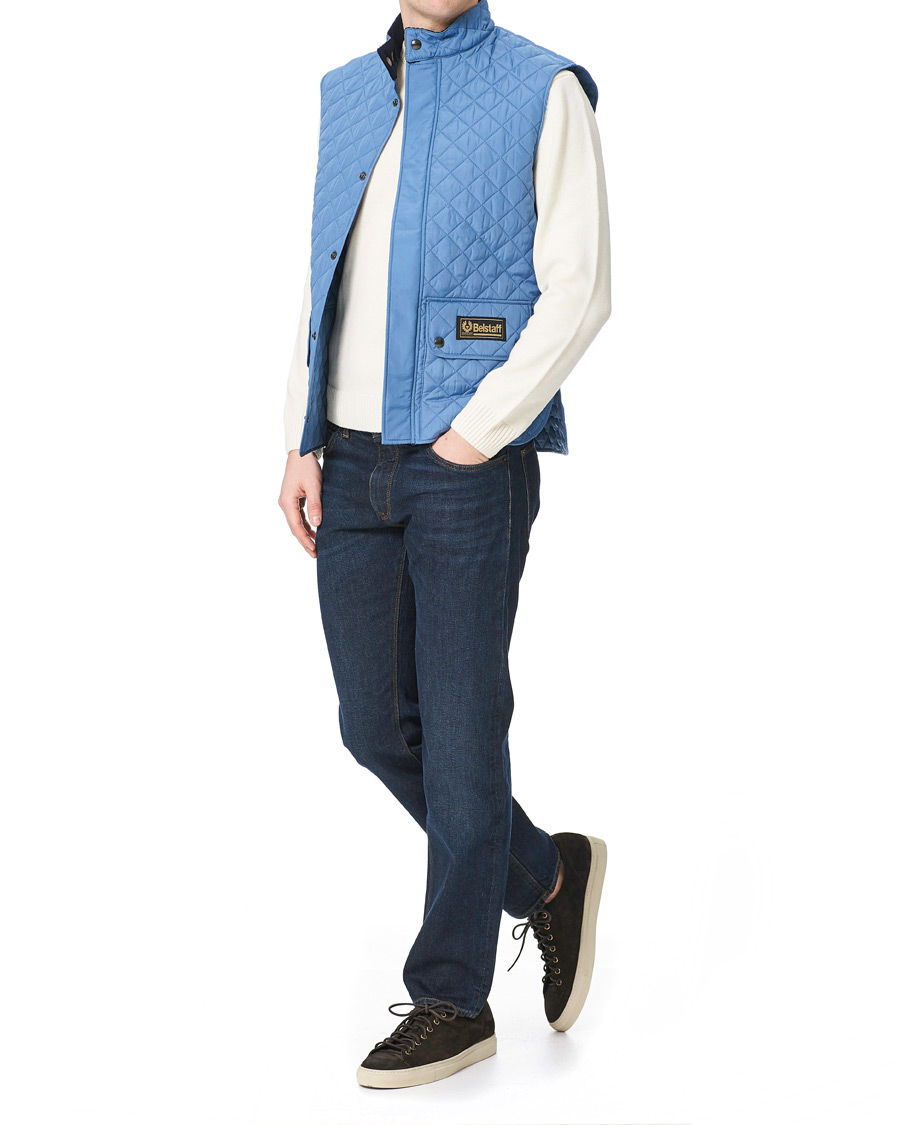 Mies | Takit | Belstaff | Waistcoat Quilted Airforce Blue