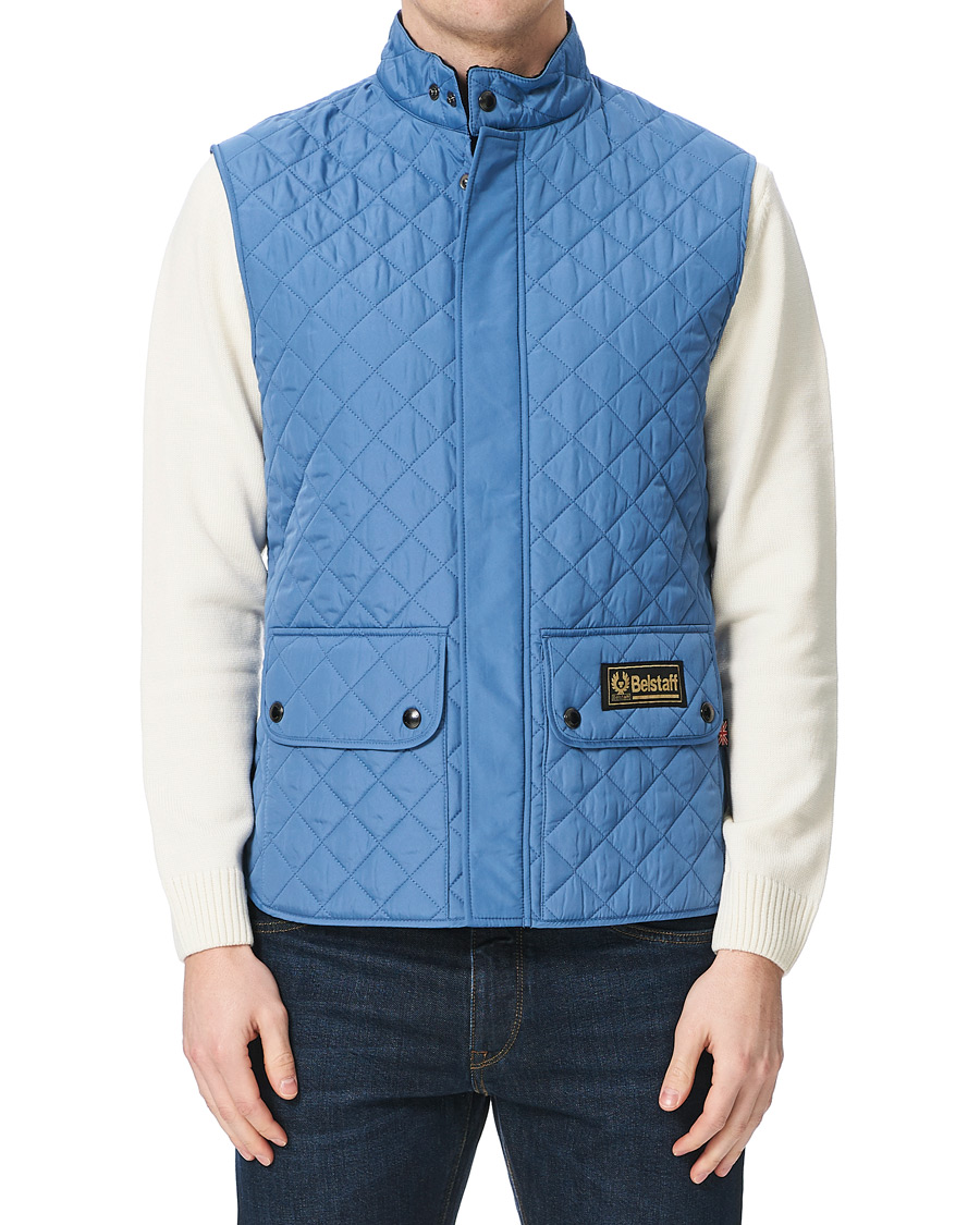Mies | Takit | Belstaff | Waistcoat Quilted Airforce Blue