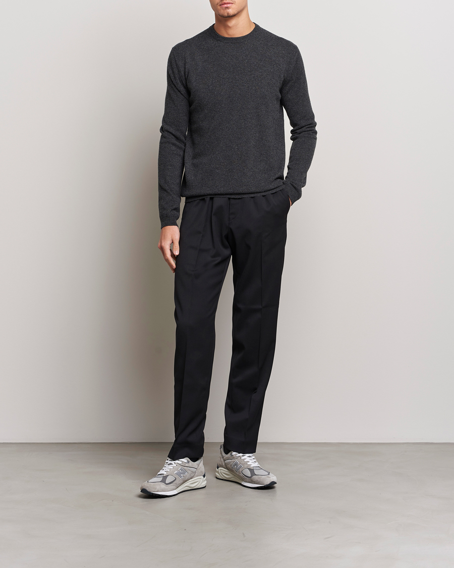 Mies |  | People's Republic of Cashmere | Cashmere Roundneck Dark Grey