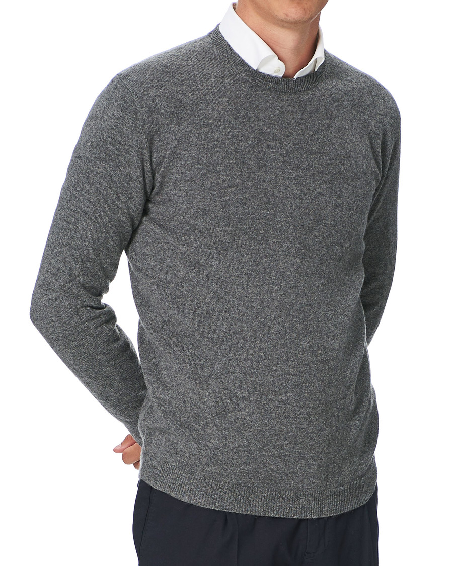 Mies | Puserot | People's Republic of Cashmere | Cashmere Roundneck Heather Grey