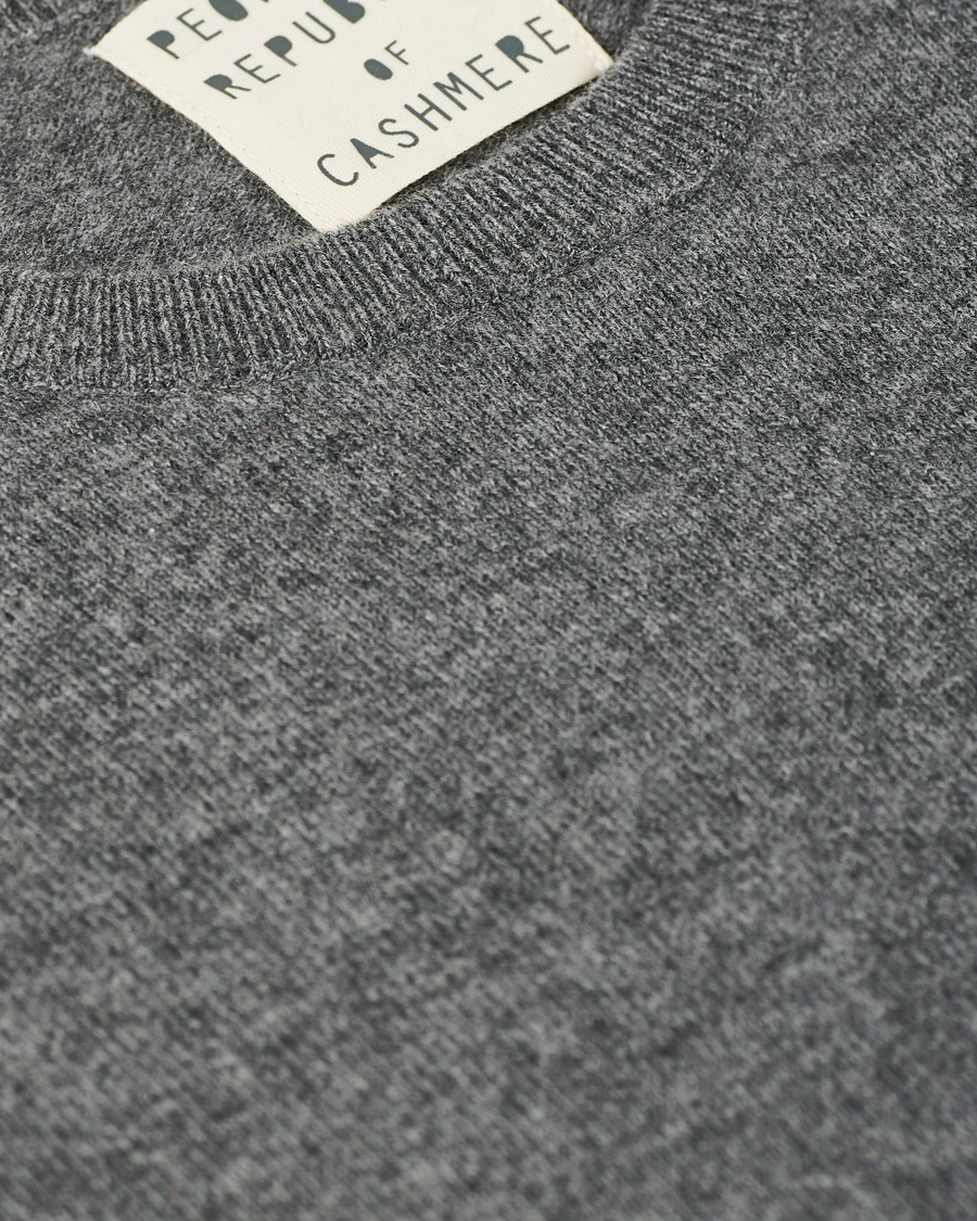 Mies | Puserot | People's Republic of Cashmere | Cashmere Roundneck Heather Grey
