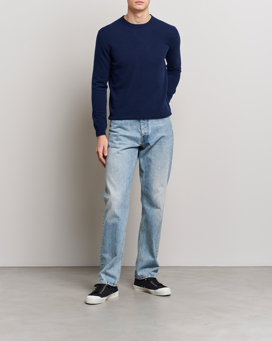 Mies | Puserot | People's Republic of Cashmere | Cashmere Roundneck Navy