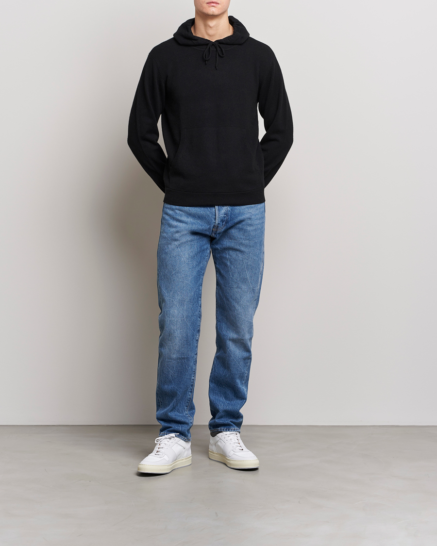 Mies | Puserot | People's Republic of Cashmere | Cashmere Hoodie Black