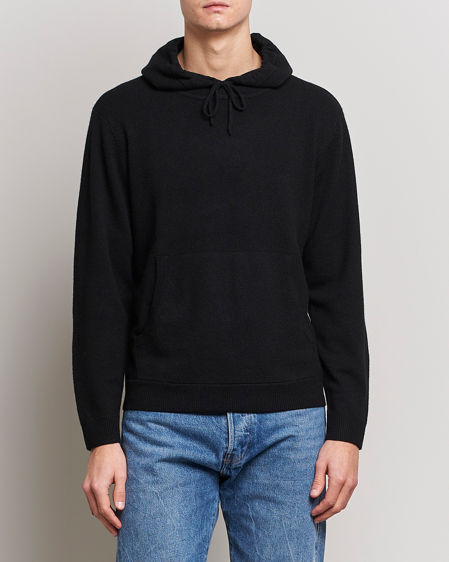 Mies | People's Republic of Cashmere | People's Republic of Cashmere | Cashmere Hoodie Black