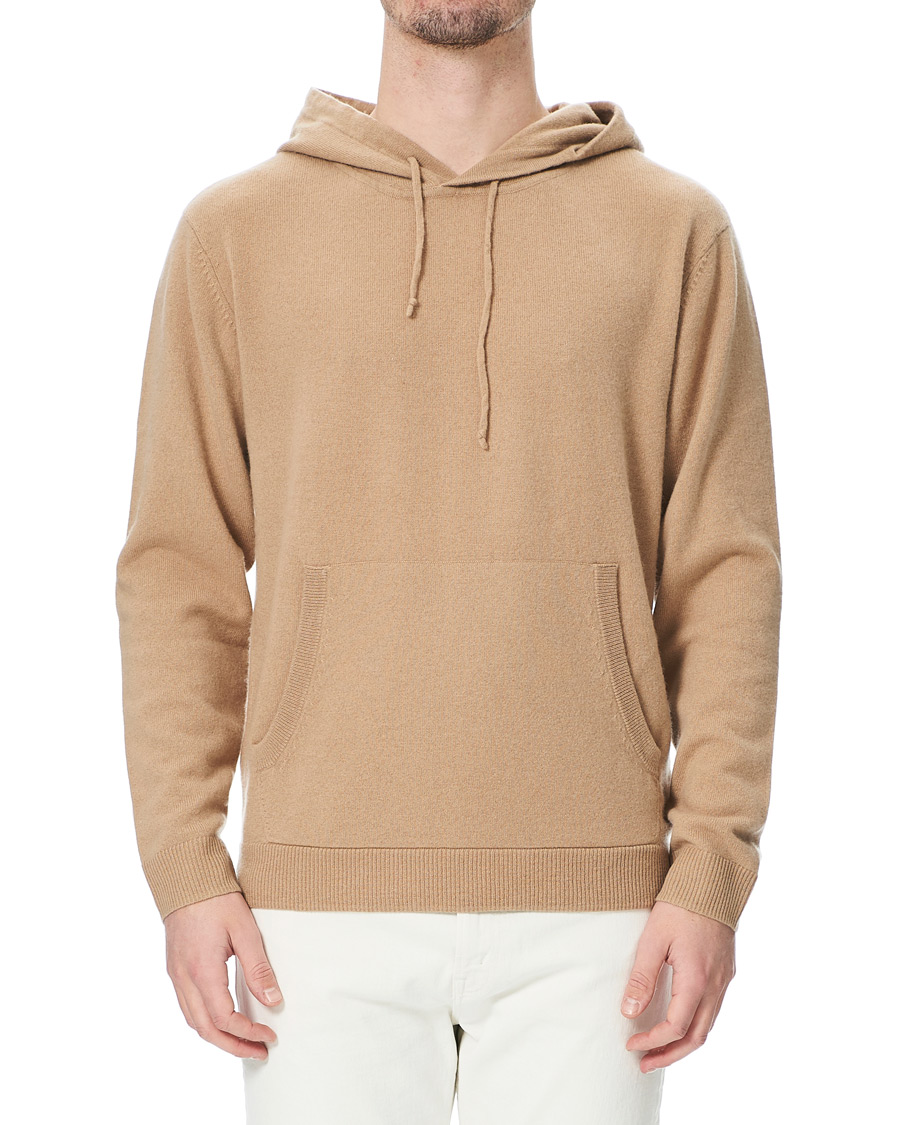 Mies | Puserot | People's Republic of Cashmere | Cashmere Hoodie Camel