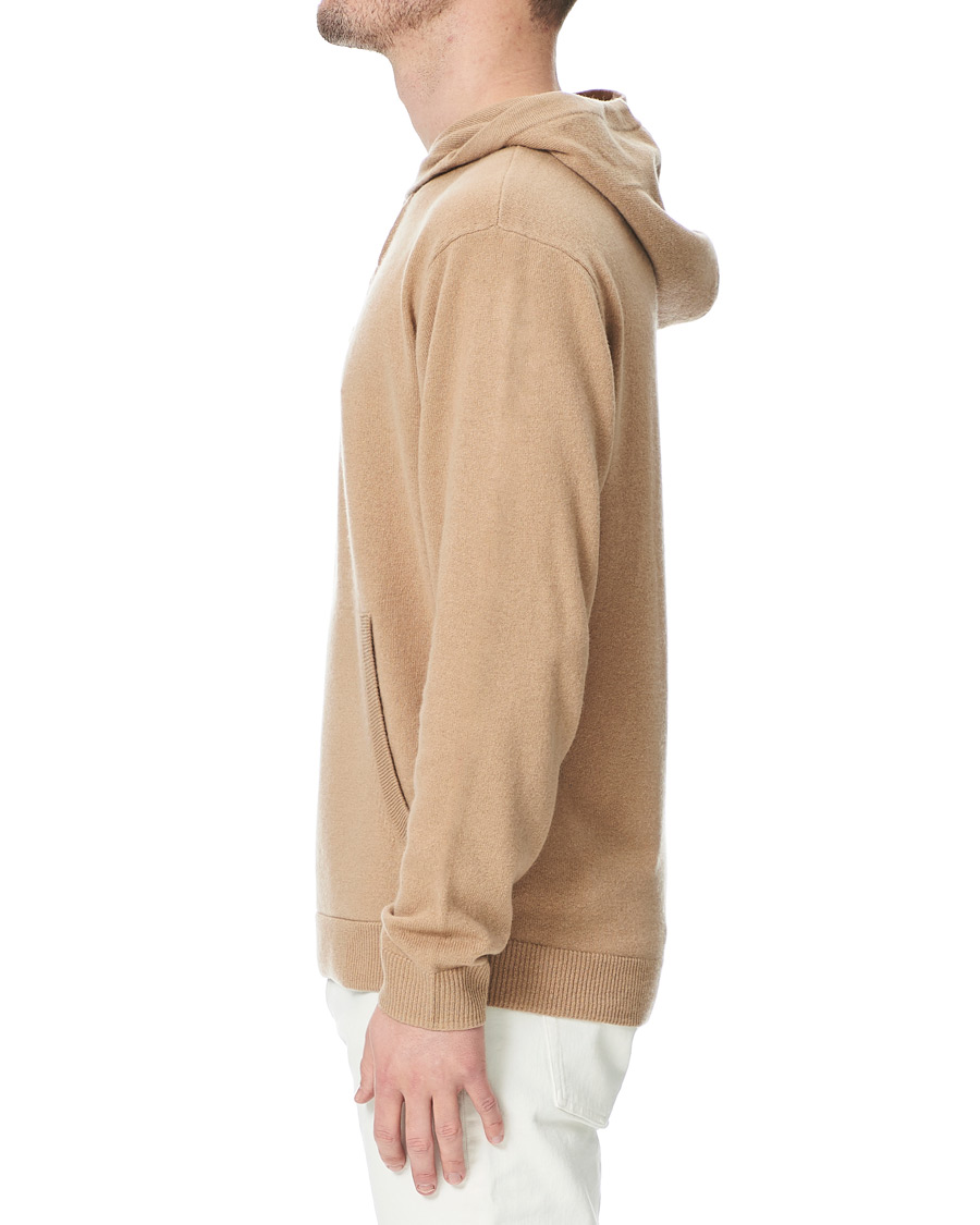 Mies | Puserot | People's Republic of Cashmere | Cashmere Hoodie Camel