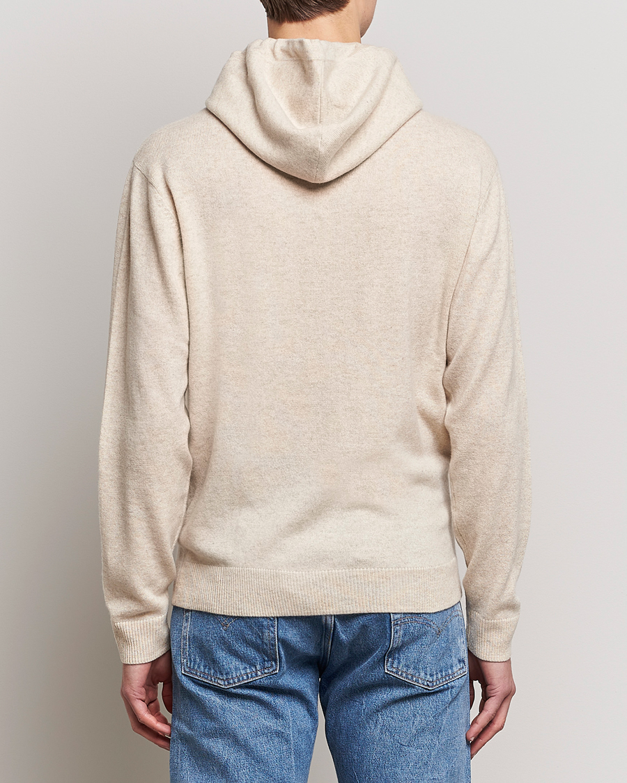 Mies | Puserot | People's Republic of Cashmere | Cashmere Hoodie Oatmilk