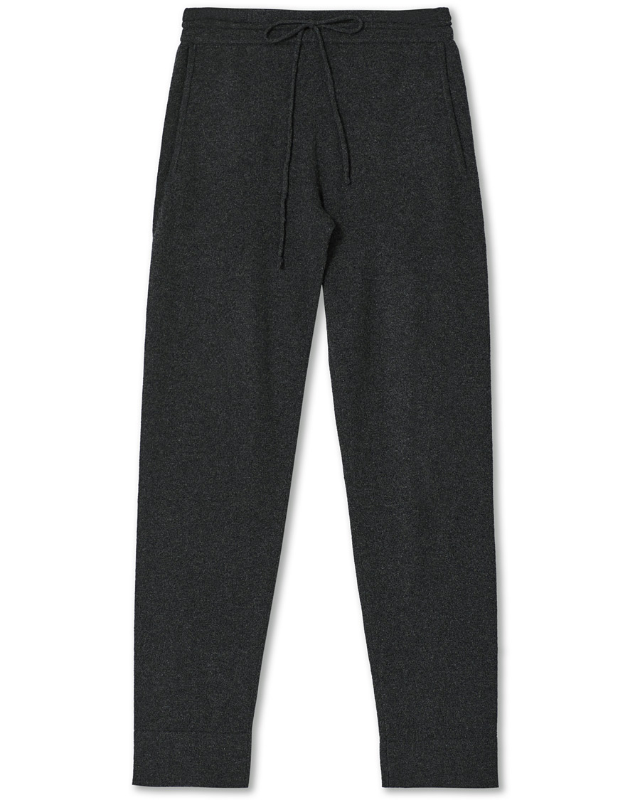 Mies | Housut | People's Republic of Cashmere | Cashmere Sweatpants Dark Grey