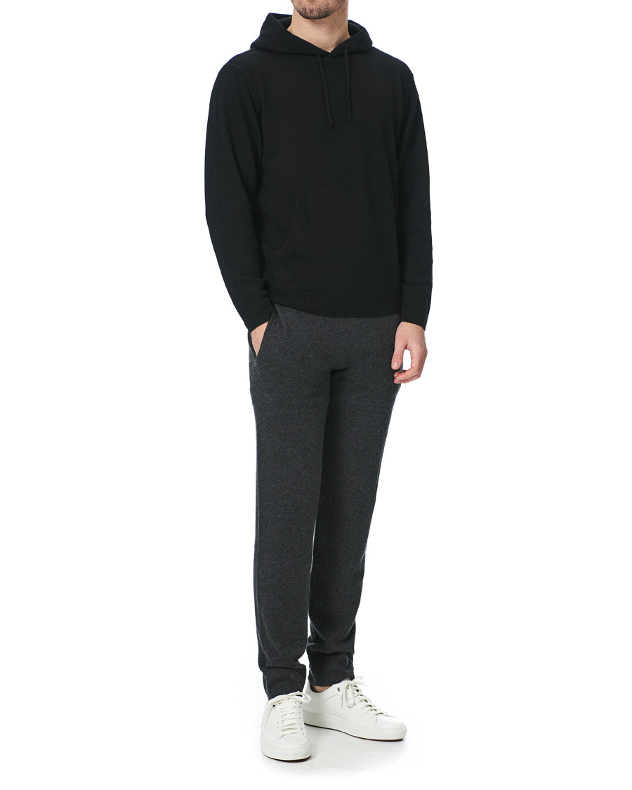 Mies | Housut | People's Republic of Cashmere | Cashmere Sweatpants Dark Grey