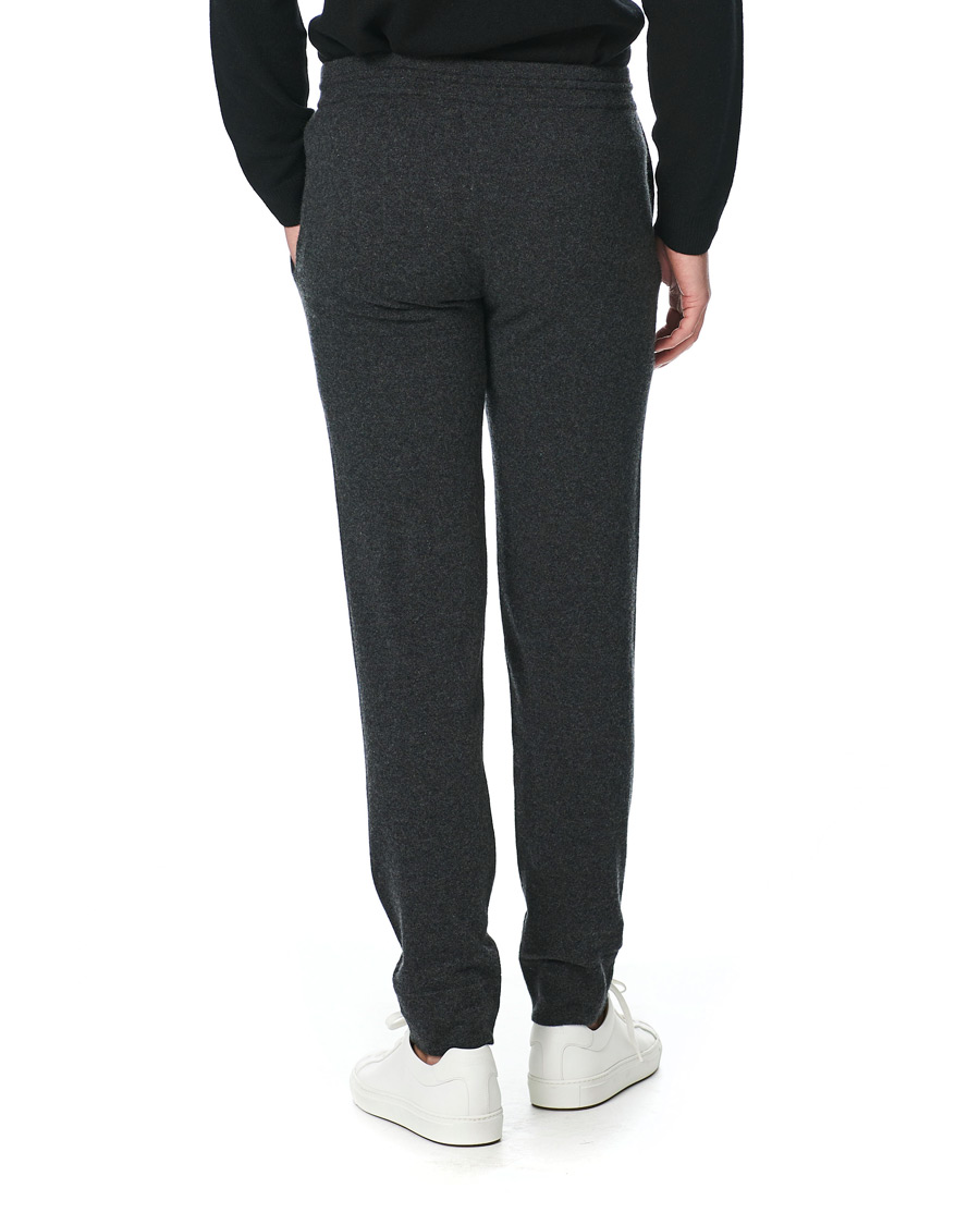 Mies | Housut | People's Republic of Cashmere | Cashmere Sweatpants Dark Grey