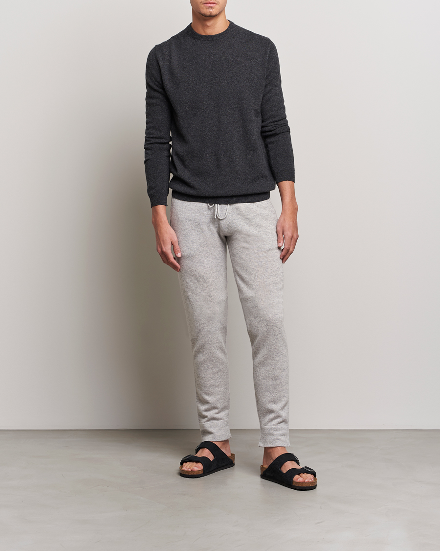 Mies | Housut | People's Republic of Cashmere | Cashmere Sweatpants Ash Grey