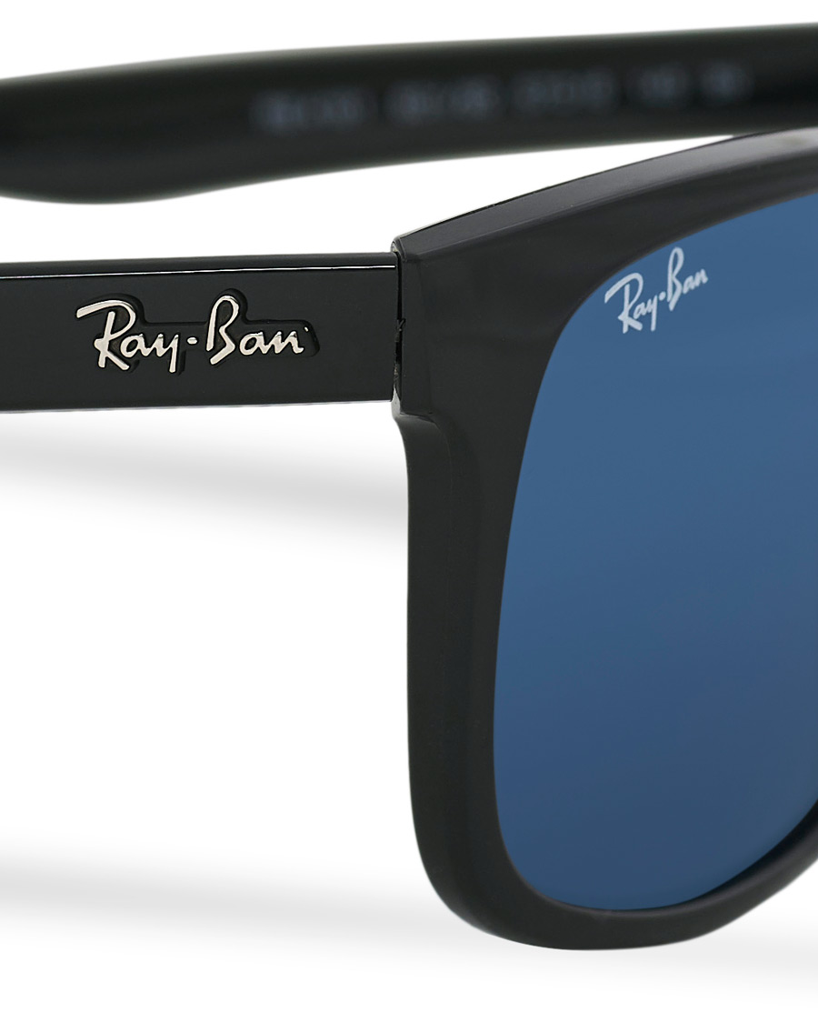 Mies | Ray-Ban RB4181 Sunglasses Shiny Black/Blue | Ray-Ban | RB4181 Sunglasses Shiny Black/Blue