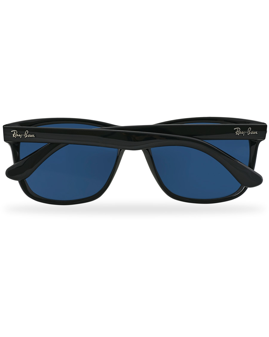 Mies | Ray-Ban RB4181 Sunglasses Shiny Black/Blue | Ray-Ban | RB4181 Sunglasses Shiny Black/Blue