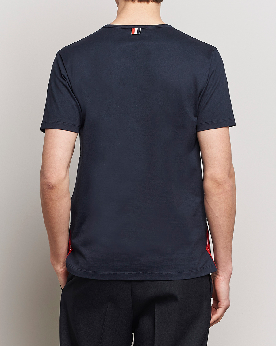 Mies | T-paidat | Thom Browne | Short Sleeve Pocket T-Shirt Navy