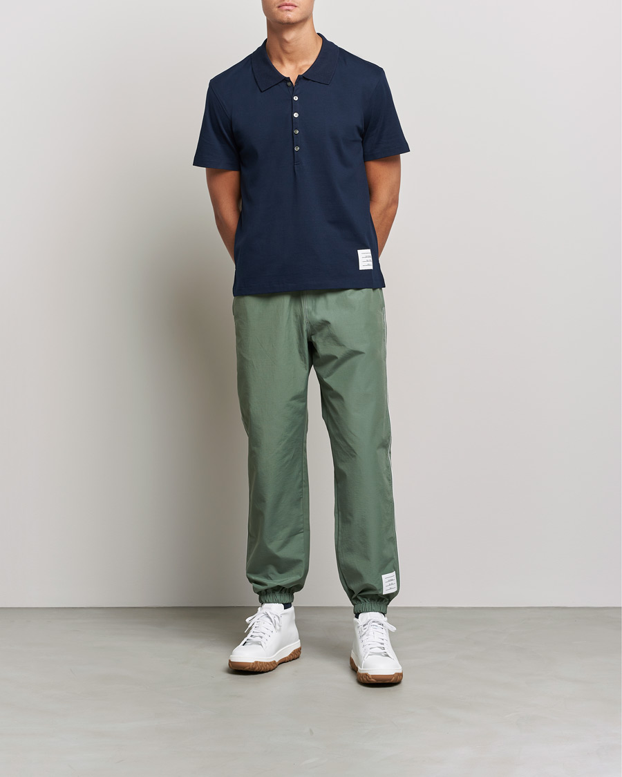 Mies | Pikeet | Thom Browne | Relaxed Fit Polo Navy