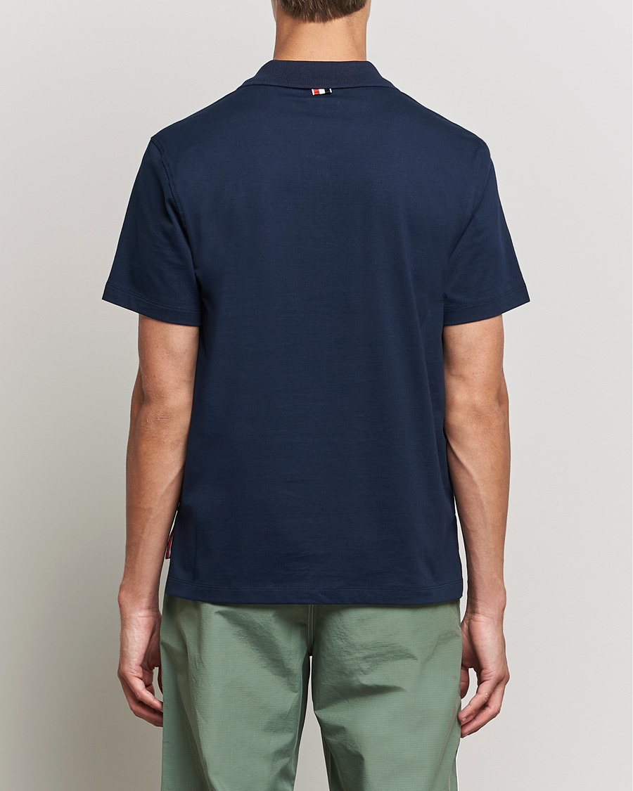 Mies | Pikeet | Thom Browne | Relaxed Fit Polo Navy