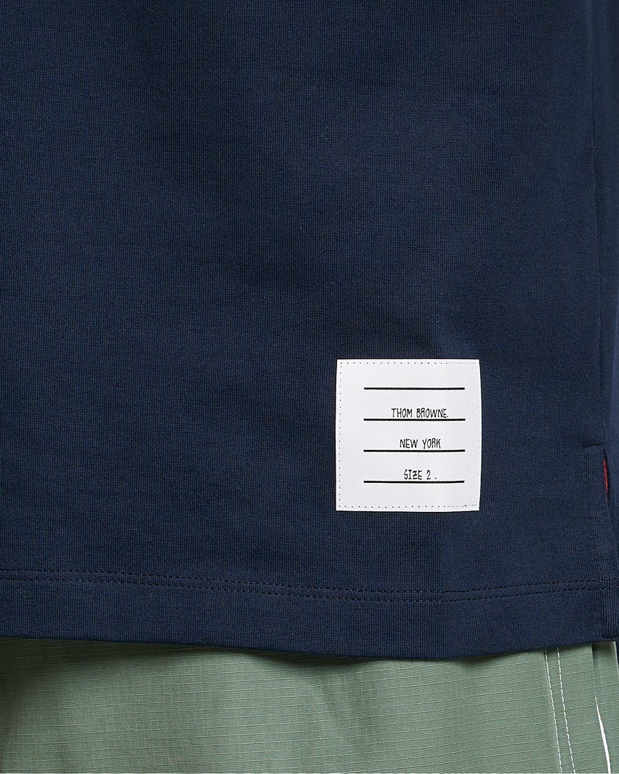 Mies | Pikeet | Thom Browne | Relaxed Fit Polo Navy