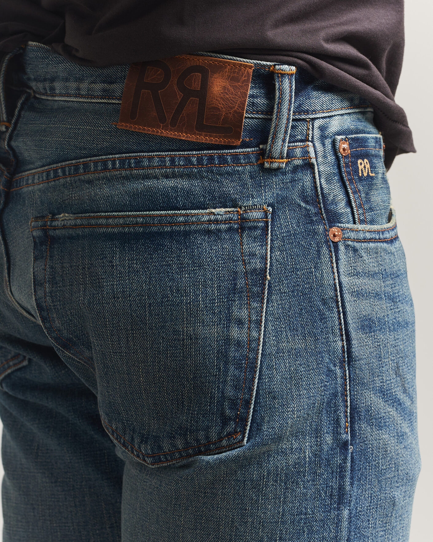 Mies | Farkut | RRL | Slim Fit Selvedge Denim Hillsview Wash