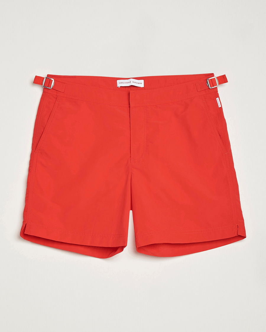 Mies | Uimahousut | Orlebar Brown | Bulldog II Medium Length Swim Shorts Rescue Red