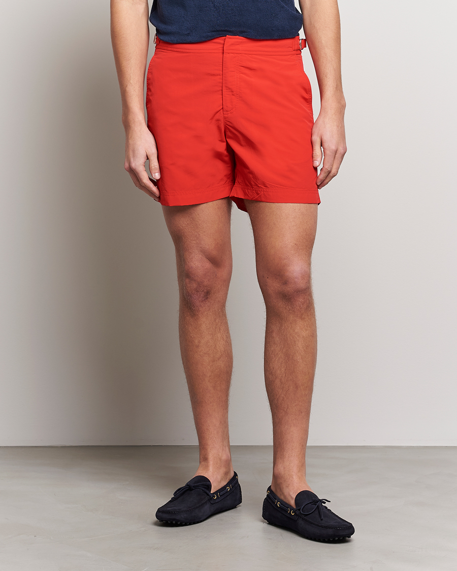 Mies | Uimahousut | Orlebar Brown | Bulldog II Medium Length Swim Shorts Rescue Red