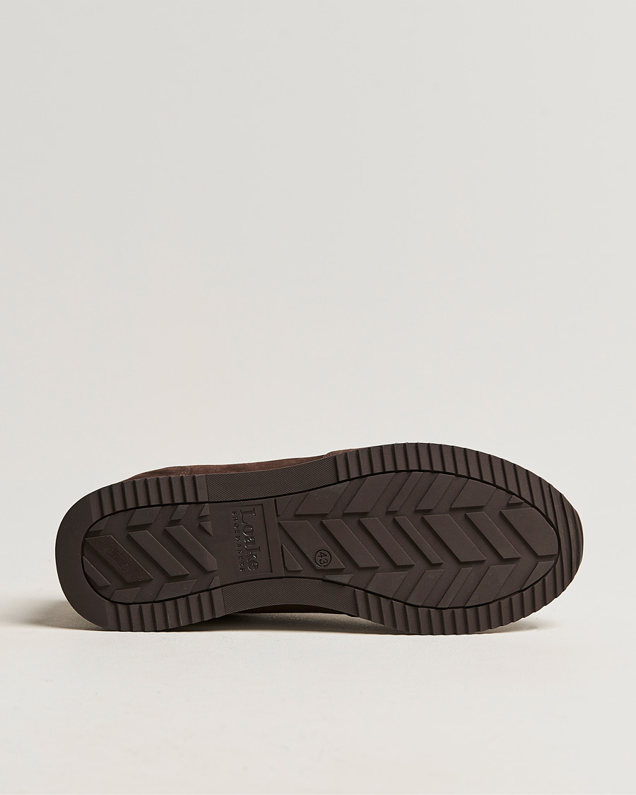 Mies | Tennarit | Loake Shoemakers | Bannister Running Sneaker Dark Brown Suede