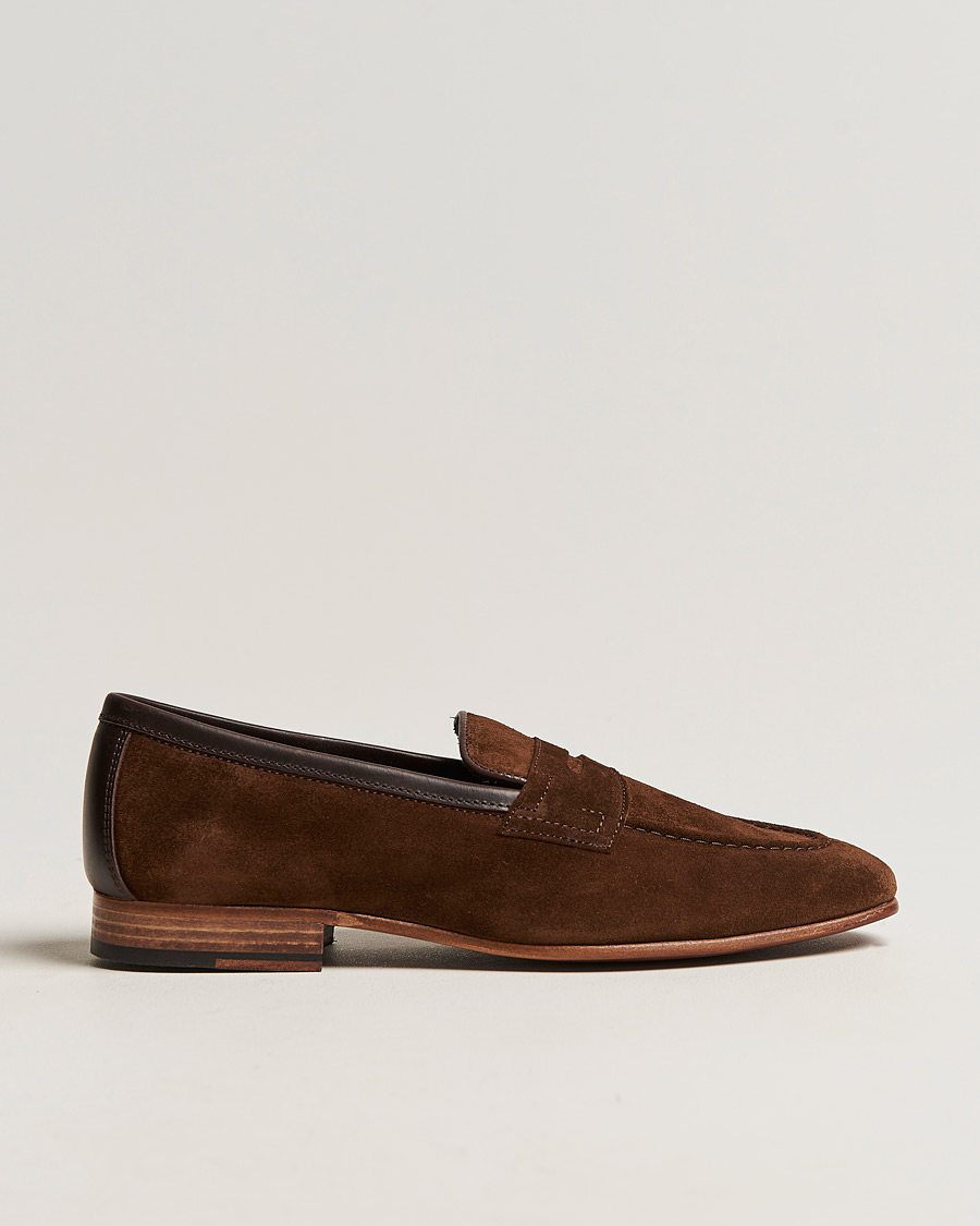 Mies | Loake Lifestyle Darwin Loafer Dark Brown Suede | Loake Lifestyle | Darwin Loafer Dark Brown Suede
