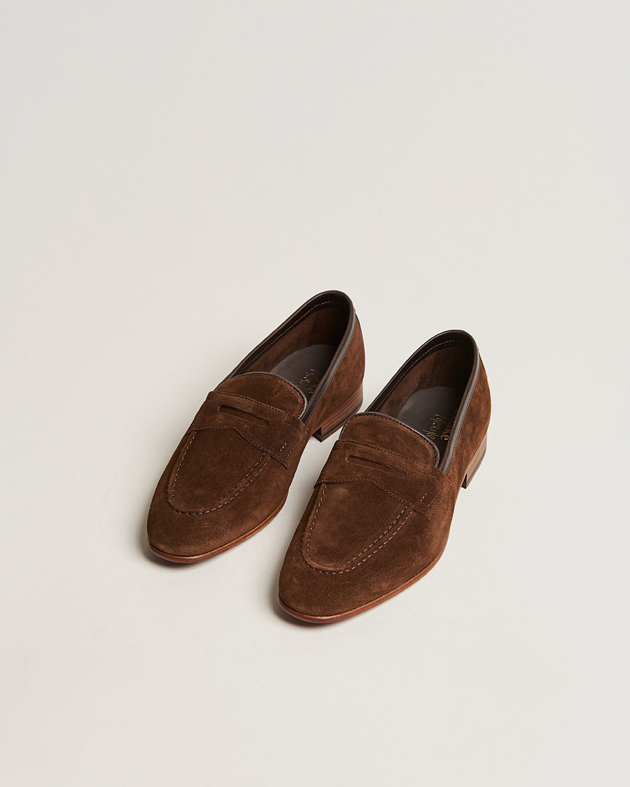 Mies | Loaferit | Loake Lifestyle | Darwin Loafer Dark Brown Suede