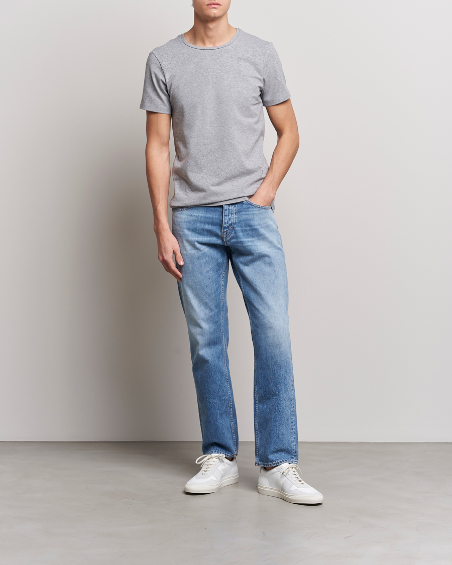 Mies | T-paidat | Bread & Boxers | 4-Pack Crew Neck Tee White/Black/Grey/Navy