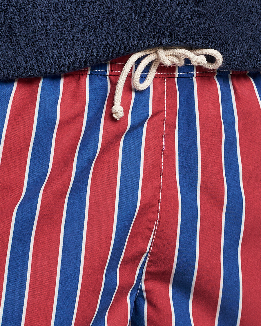 Mies | Uimahousut | Ripa Ripa | Monterosso Striped Swimshorts Red/Blue